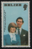 Belize 1981 Unused Sc 553 $1.50 Charles, Diana Royal Wedding - Belize (1973-...)