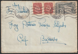 Cover - Lisboa To CUF, Barreiro -|- Postmark - Lisboa. 1947 - Covers & Documents