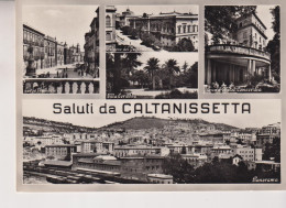 CALTANISSETTA SALUTI VEDUTE  VG  1955 - Caltanissetta