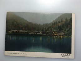 JA/392 .. JAPAN Ansichtskarten - Zwielichtige Pracht Des Yunoko-Sees Dämmerung Am See Okunikko Yumoto - Osaka