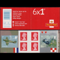 G.B. 2018 - Scott# 3714A Booklet-RAF Centenrary MNH - Unused Stamps