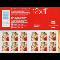 G.B. 2013 - Scott# 3240A Booklet-Christmas MNH - Unused Stamps