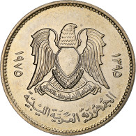 Libye, 20 Dirhams, 1975/AH1395, Copper-Nickel Clad Steel, SPL, KM:15 - Libië