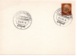 62325 - Deutsches Reich - 1938 - 3Pfg Hindenburg PGAKte SoStpl LANDSBERG (WARTHE) - SCHAEFERS MAERCHENSTADT LILIPUT - Enteros Postales Privados