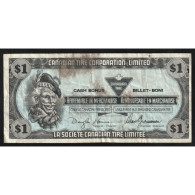 CANADA - 1 DOLLAR - LA SOCIETE CANADIAN TIRE LIMITEE - 1989 - BILLET FANTAISIE - TB - Ohne Zuordnung