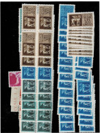 ITALIA REPUBBLICA ,Espressi ,80 Pezzi MNH ,di Cui 6 Con Filigrana Ruota E 1 Senza Gomma ,qualita Ottima - Express/pneumatic Mail