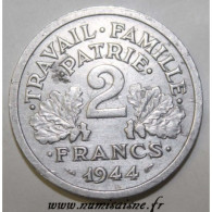 GADOURY 536 - 2 FRANCS 1944 B - Beaumont Le Roger - TYPE ETAT FRANCAIS - KM 903 - TB - Altri & Non Classificati