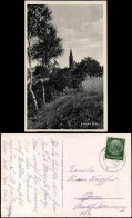 Ansichtskarte Dahlen Blick Vom Hang Auf Die Kirche 1937 - Dahlen