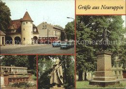 72015781 Neuruppin Schinkeldenkmal HO-Cafe-Tempelgarten Rheinsberger-Tor Neurupp - Neuruppin