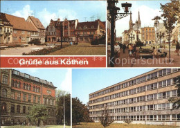 72015754 Koethen Anhalt Holzmarkt Markt Ingenieurschule Paedagogische Hochschule - Köthen (Anhalt)