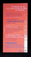 Marque-pages, Loi Lang, 1981,  Bibliodiversité, Le Prix Des Livres Est Le Même Partout - Marque-Pages