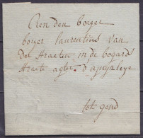 L. Datée 10 Mars 1800 De ROUSSELAERE (Roulers) Pour GAND - 1794-1814 (Période Française)