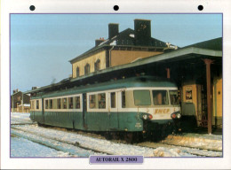 Autorail X2800 - Ferrocarril