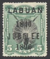 Labuan Sc# 69 MH 1896 5c Definitives - Nordborneo (...-1963)