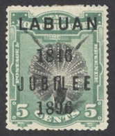 Labuan Sc# 69 MH 1896 5c Definitives - Borneo Del Nord (...-1963)