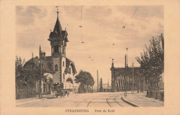 FRANCE - Strasbourg - Pont De Kehl - Rail - Eglise - Carte Postale Ancienne - Strasbourg