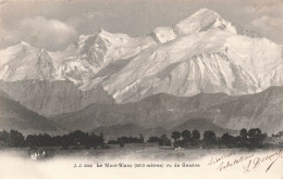 FRANCE - Le Mont Blanc - Vu De Genève - Carte Postale Ancienne - Chamonix-Mont-Blanc