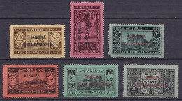 Alexandrette - Taxe 1/6 * Tp-taxe De Syrie Surch. "SANDJAK / ALEXANDRETTE" 1938 - Unused Stamps