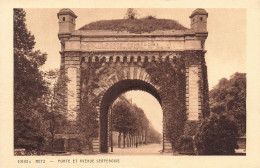 FRANCE - Metz - Porte Et Avenue Serpenoise  - Carte Postale Ancienne - Metz