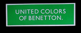 Autocollant, UNITED COLORS OF BENETTON, 165 X 55 Mm,  Frais Fr 1.60 E - Pegatinas