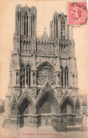 FRANCE - Reims - La Cathédrale - Façade - Carte Postale Ancienne - Reims