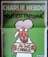 Journal Irresponsable, CHARLIE HEBDO, N° 1178, 14 Janvier 2015, 1 Er Sortie Après Attentats,  Frais Fr 2.95 E - 1950 - Today