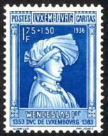 Luxembourg Sc# B78 MH 1936 1.75fr+1.50fr Grand Duchess Charlotte - Used Stamps