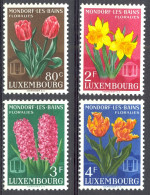 Luxembourg Sc# 300-303 MNH 1955 Flowers - Ungebraucht