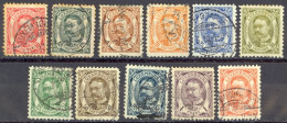 Luxembourg Sc# 82-92 Used 1906-1926 10c-2 1/2fr Grand Duke William IV - 1906 Guglielmo IV