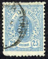 Luxembourg Sc# 36 Used 1877 14c Coat Of Arms - 1859-1880 Coat Of Arms