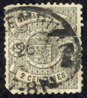 Luxembourg Sc# 30 Used 1875-1879 2c Coat Of Arms - 1859-1880 Coat Of Arms