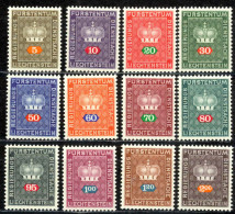 Liechtenstein Sc# O47-O58 MNH 1968-1969 Officials - Dienstzegels