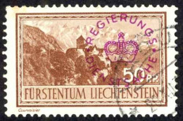 Liechtenstein Sc# O18 Used 1934-1936 50rp Officials - Servizio