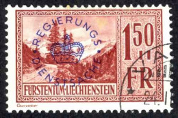 Liechtenstein Sc# O20 Used 1934-1936 1.50fr Officials - Dienstzegels