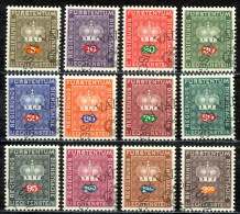 Liechtenstein Sc# O47-O58 Used 1968-1969 Officials - Dienstzegels