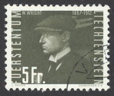 Liechtenstein Sc# C32 Used (a) 1948 5fr Wilbur Wright - Poste Aérienne