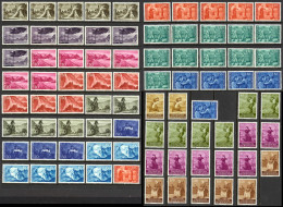 Liechtenstein Sc# 336-349 Assorted Used Lot/75 1959 Definitives - Usados