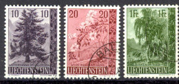 Liechtenstein Sc# 312-314 Used (a) 1957 Plants - Used Stamps