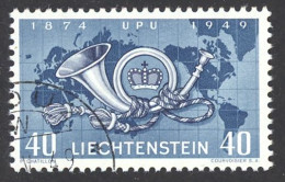 Liechtenstein Sc# 237 Used 1949 UPU 75th - Gebraucht