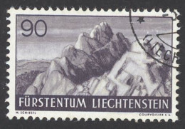 Liechtenstein Sc# 147 Used 1938 90rp Three Sisters - Gebraucht