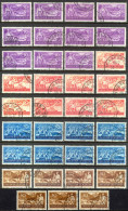 Liechtenstein Sc# 132-135 Assorted Used Lot/35 1937 Labor - Gebraucht