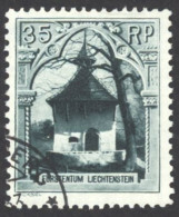 Liechtenstein Sc# 100 Used 1930 35rp Rofenberg Chapel - Gebraucht