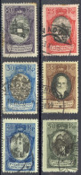 Liechtenstein Sc# 62-67 Used 1921 20rp-50rp Definitives - Gebraucht