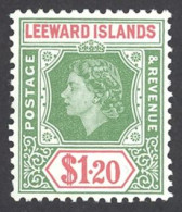 Leeward Islands Sc# 145 MH 1954 $1.20 Queen Elizabeth II - Leeward  Islands