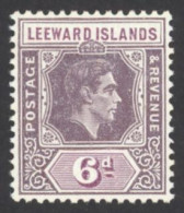 Leeward Islands Sc# 110 MH 1938-1951 King George VI - Leeward  Islands