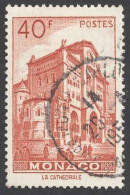 Monaco Sc# 231 Used 1949 40fr Cathedral - Usati