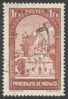 Monaco Sc# 120 Used 1933 1fr View - Usados