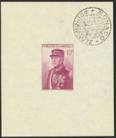 Monaco Sc# 159 FD Cancel 1938 10fr Magenta Prince Louis II - Usati