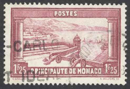 Monaco Sc# 121 Used 1932-1937 1.25fr View - Oblitérés