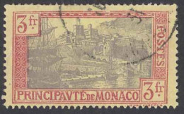 Monaco Sc# 90 Used 1927 3fr View - Gebruikt